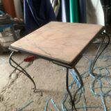 Table basse marbre rose