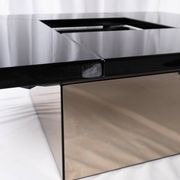 Lacquered bar coffee table by Paul Michel for Roche Bobois, France, 1980s