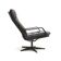 Stylish vintage leather armchair made in the 1970s