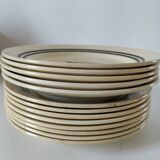 Ensemble assiettes Gien modèle Odile vintage