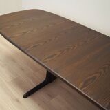 Table en chêne, design danois, années 1970, fabricant : Skovby