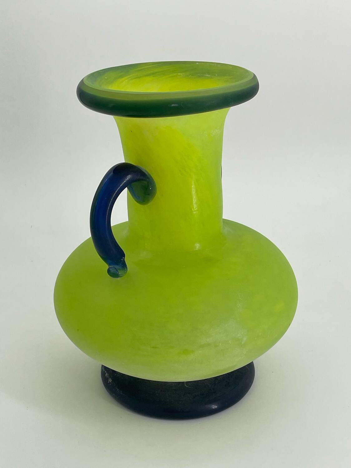 Vintage glass paste vase