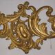 Golden Art Deco wall frieze, 1930-1950