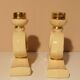 Art Deco ceramic candlesticks