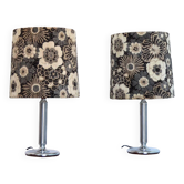 Paire de lampes de table vintage 1970