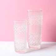 Set of 2 Glass Vases CandleWax by František Pečený / Czech Republic / 1972