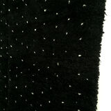 Moroccan Berber carpet Beni Ouarain with white polka dots 254x205cm