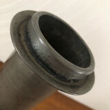 Antique pewter candle holder