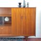 Sideboard library in Scandinavian style made of teak.