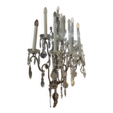 Bronze-colored wall light with 12 lights