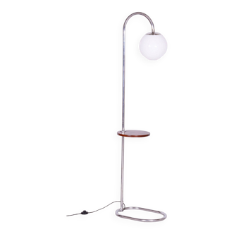 Restored Bauhaus Floor Lamp, by Hana Kučerová-Záveská, SAB Praha, Czech, 1930s