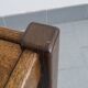 Table basse vintage en marqueterie 1960