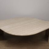 Table basse en travertin, 1980
