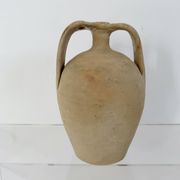 Jar, amphora, vase, in terracotta with handles, southern France, 1950