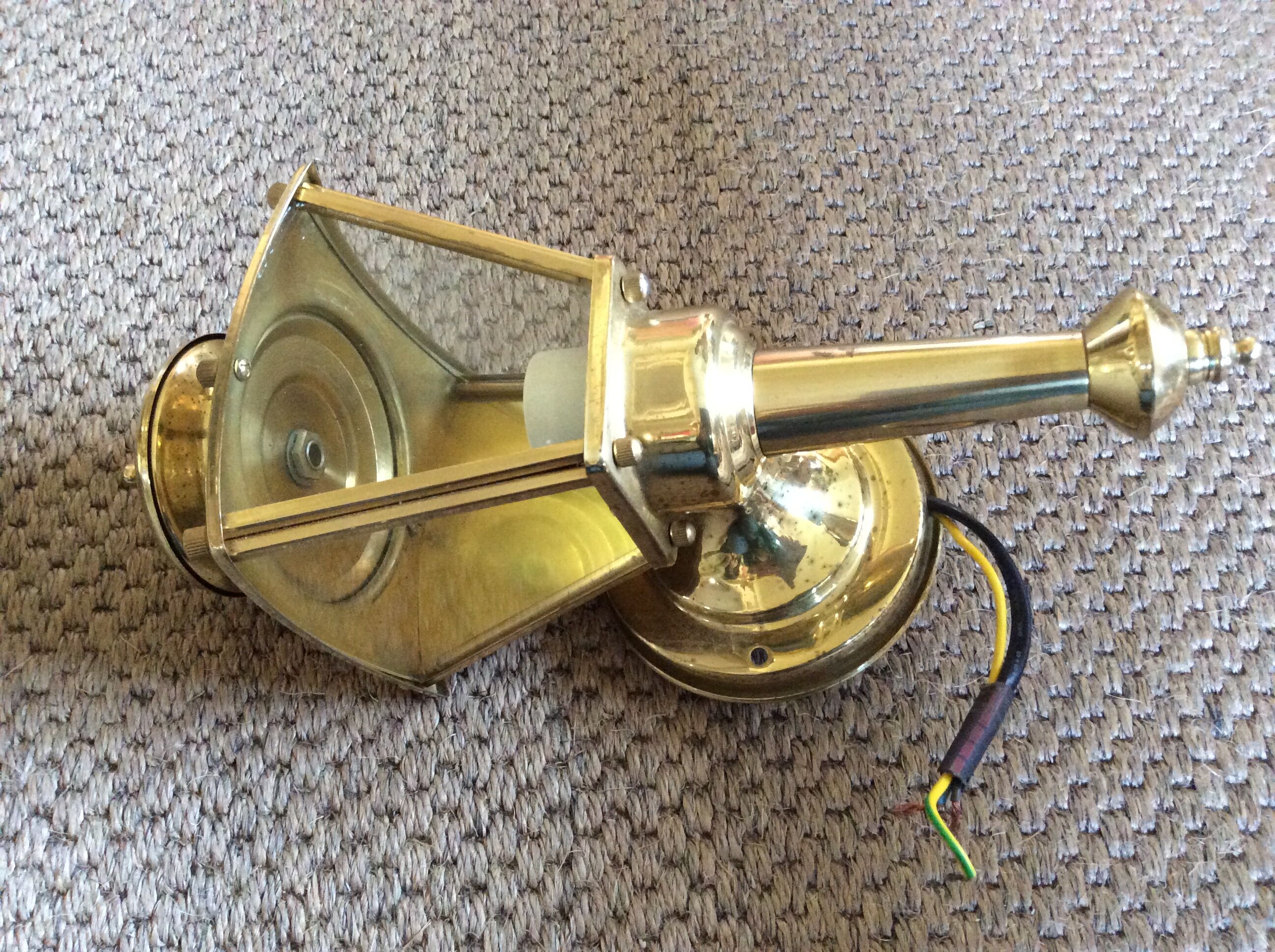 Pair of lantern sconces