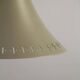 Light Grey Metal Pendant Lamp – Diabolo Shape, Scandinavia, 1960s