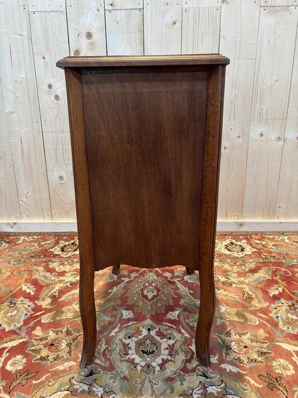 Carved wooden chiffonier chest of drawers