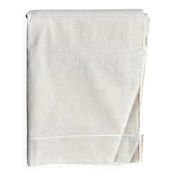 Drap en métis beige avec bourdon n°11 ☐ 220 x 310 cm