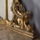 Antique classic console in wood decorated with mirror from the late 19th