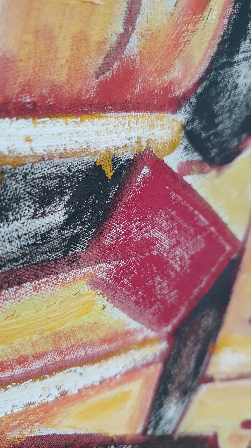 Oil on board Sven Rybin - cosmic arts