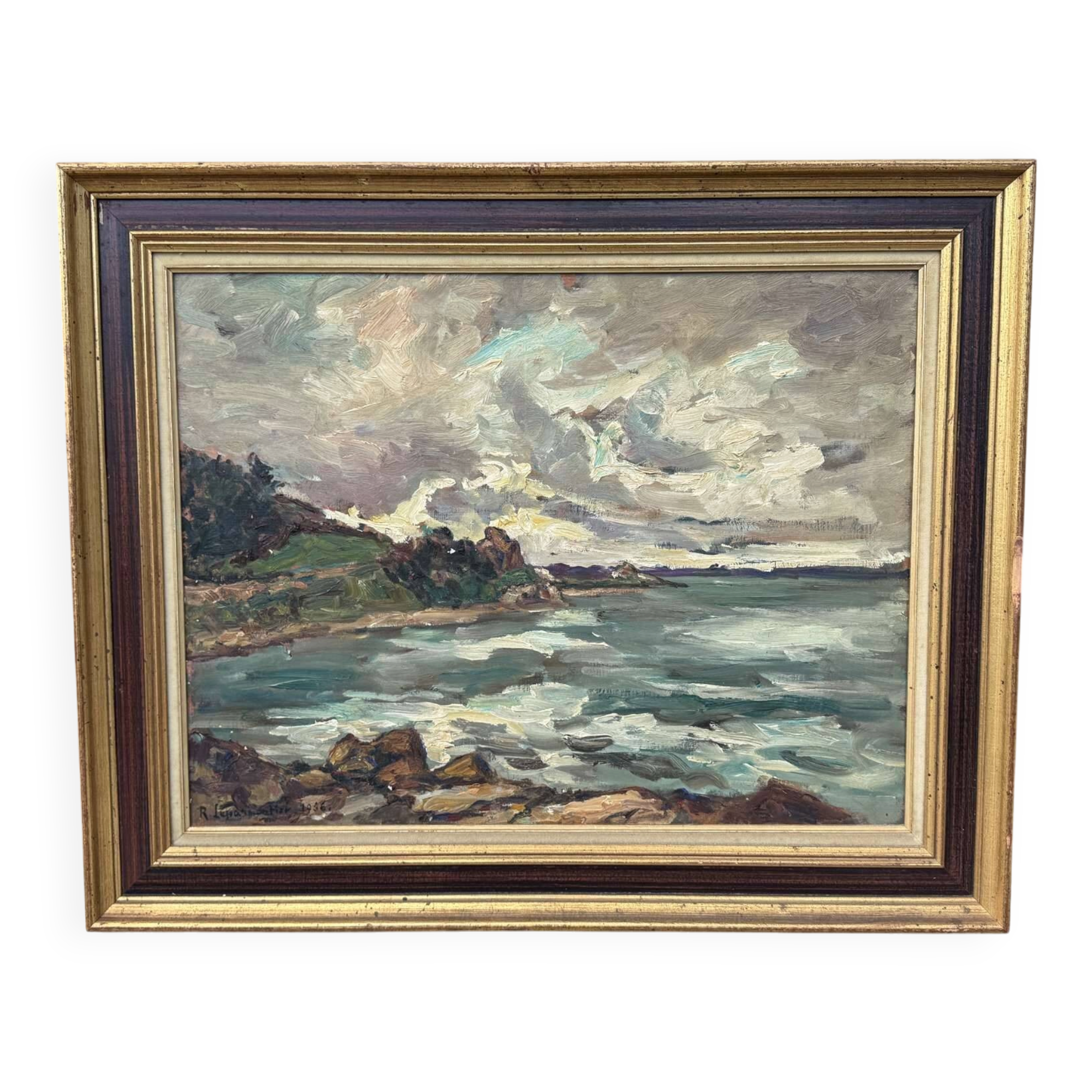 Oil on canvas signed Robert Leparmentier (1893-1975)