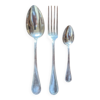 Apollo Goldsmiths - Louis XVI Cutlery Set - Crossed Ribbons - 38 Pieces