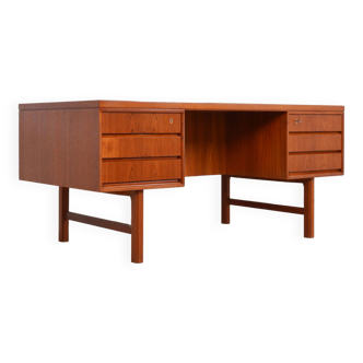 Large Scandinavian desk mod.76 in teak by Gunni Omann - 1960s