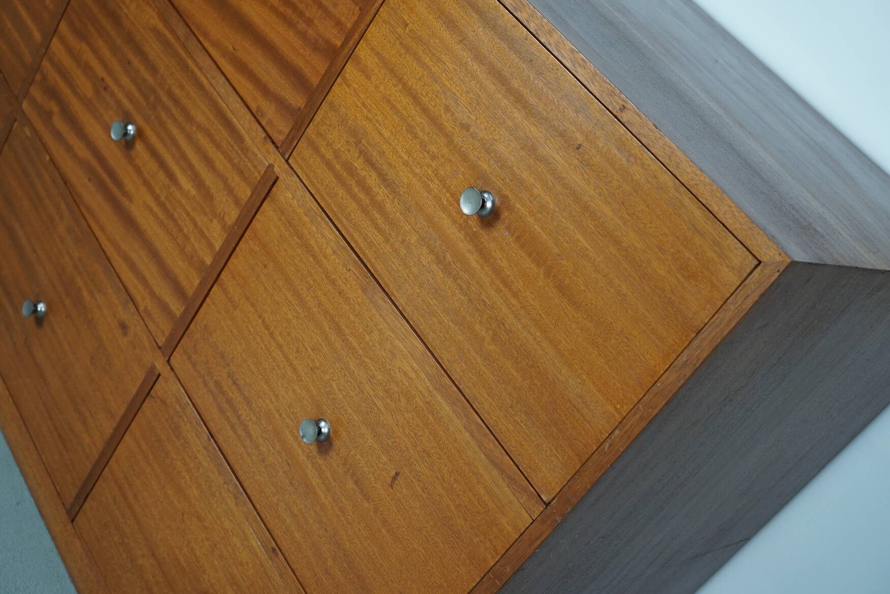 Vintage Mid-Century Dutch Shop / Apothecary Cabinet