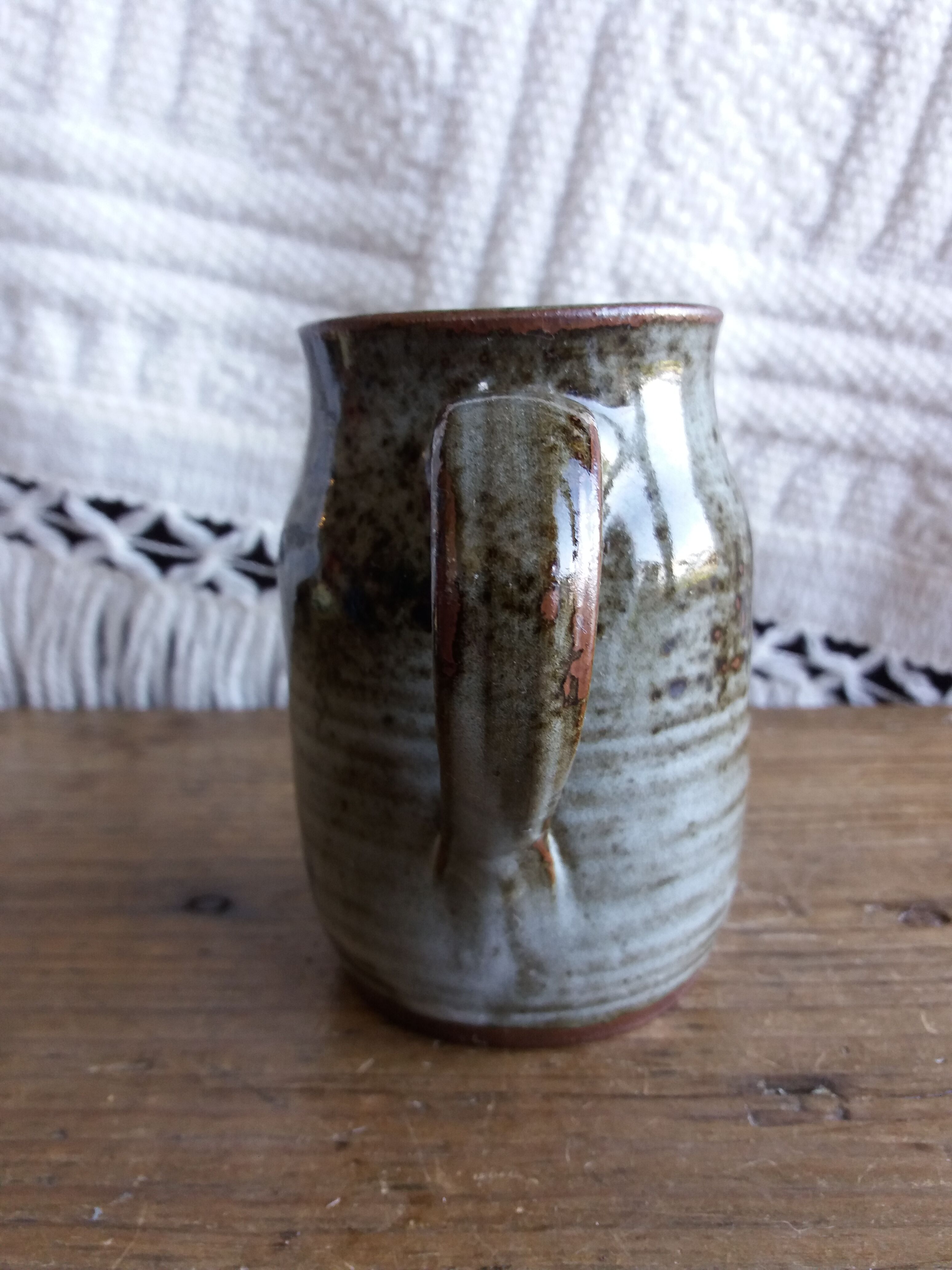 Jug milk jug signed Atch for Chantal and Thierry Robert