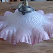 Suspension en verre opalin 1900