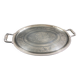 Very large silver metal serving tray christofle malmaison model