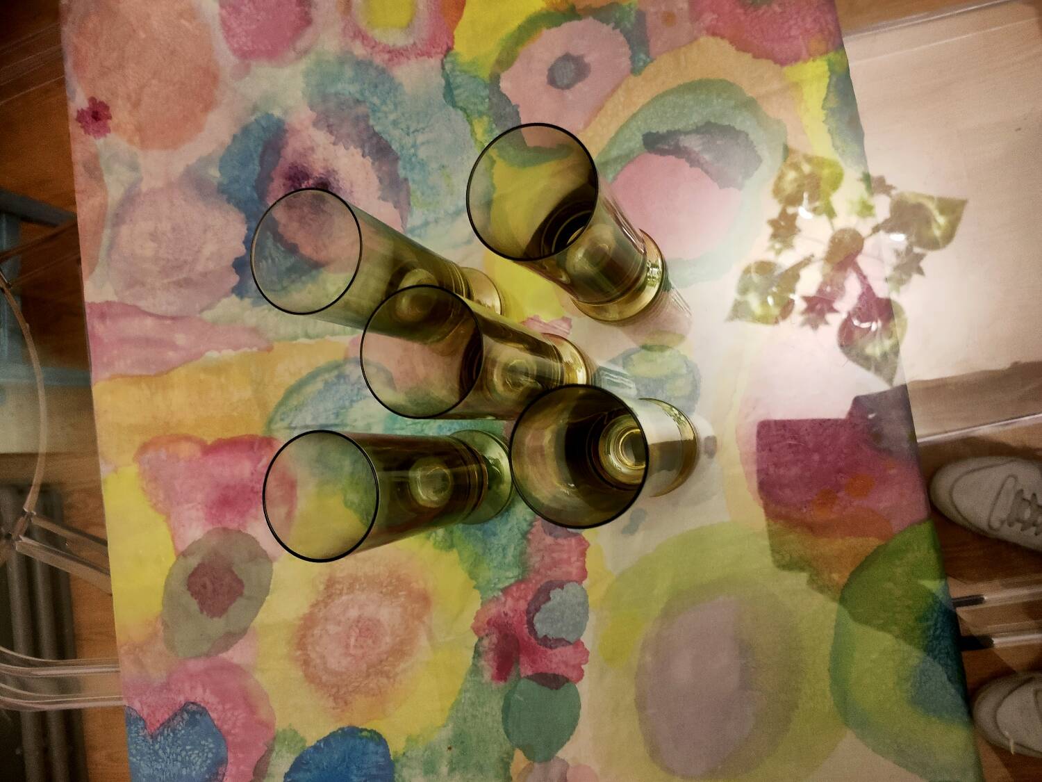 Olive green flute