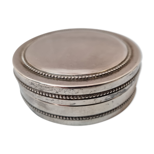 Poudrier argent