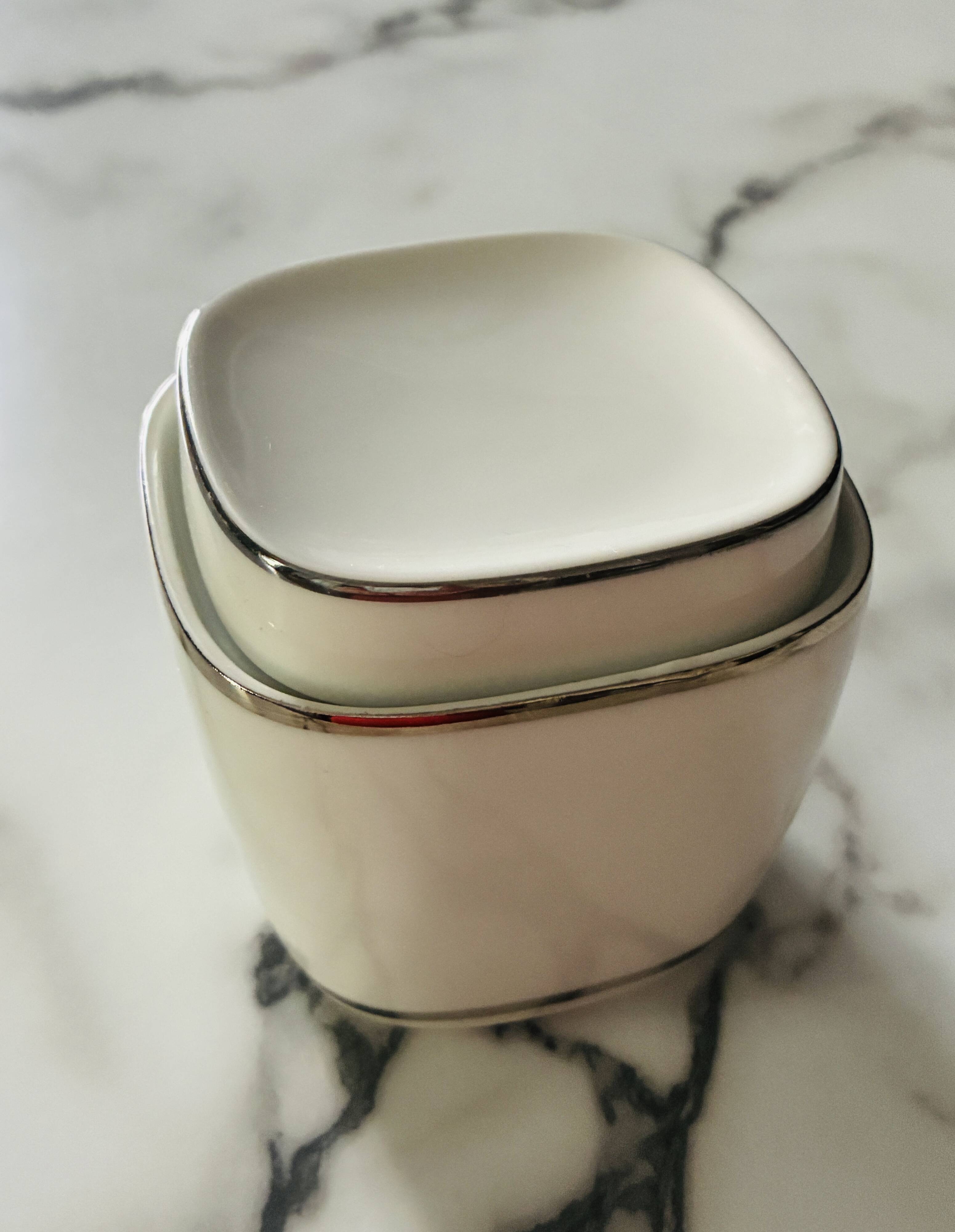 Porcelain sugar bowl Schirnding Bavaria