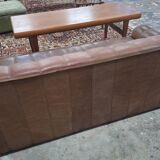 De Sede DS44 buffalo leather 3-seater sofa, 1970s