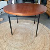 Round teak table from the 60s