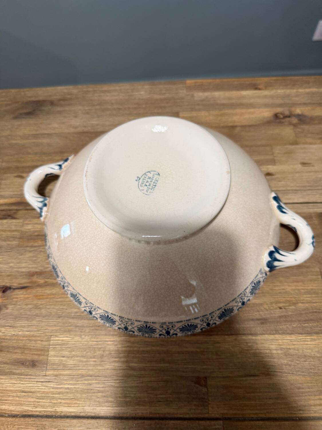 Salt iron earth tureen