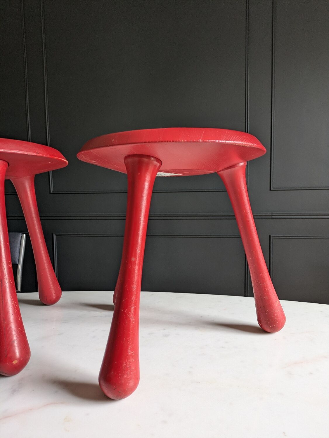 2 Ingvar Kamprad stools for Habitat