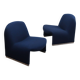 1970s Alky Armchairs by Giancarlo Piretti for Castelli. Restored Pair