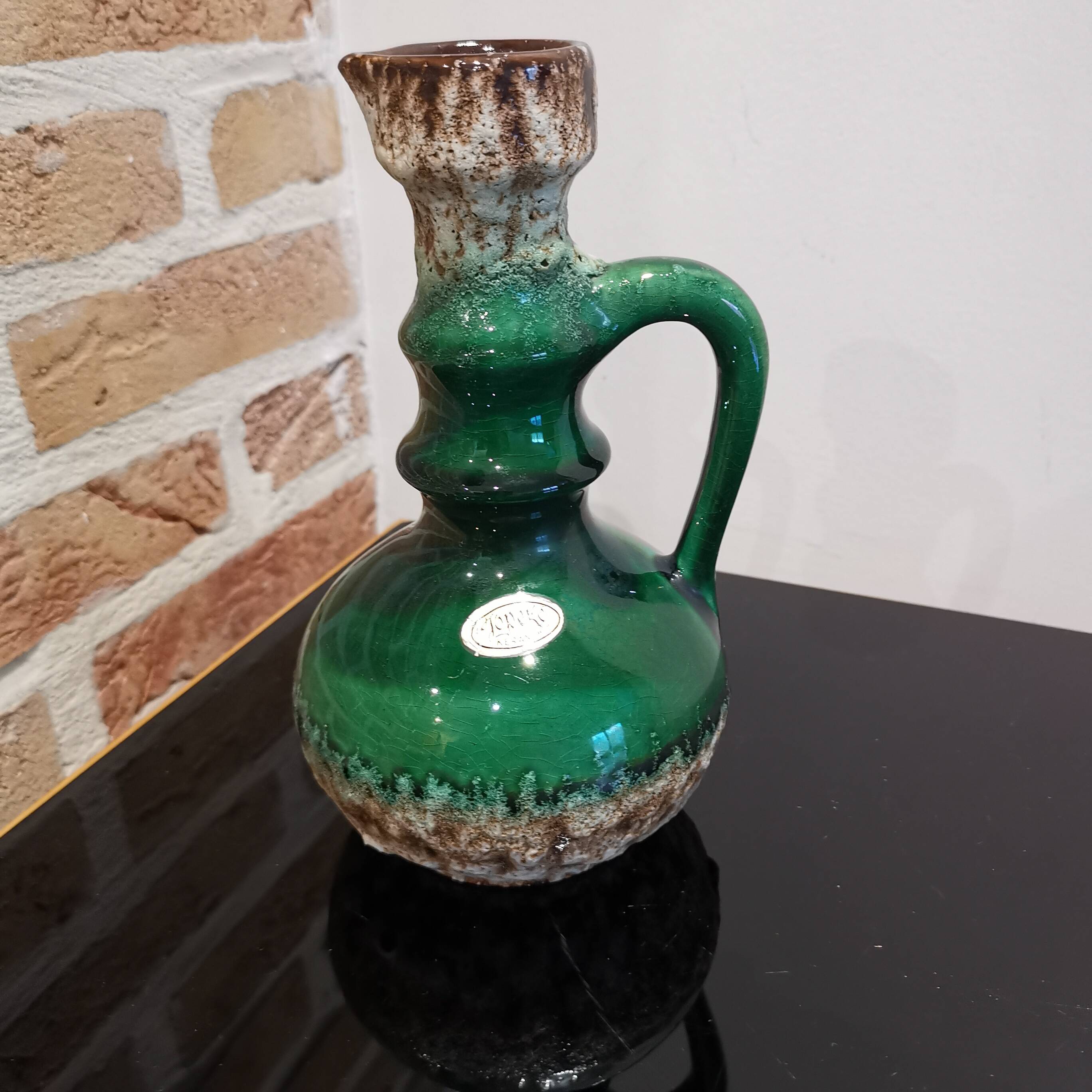 Fat Lava Vase Germany Jopeko Keramik 1201-21 1960s