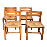 Ensemble de 4 chaises de Maison Regain