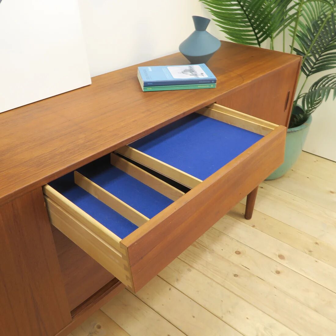 Enfilade "Trio" by Nils Jonsson for Troeds, teak, Sweden 1960