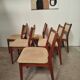 6 Danish rosewood chairs
