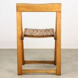 Chaise pliante vintage Trieste par Aldo Jacober, années 1960