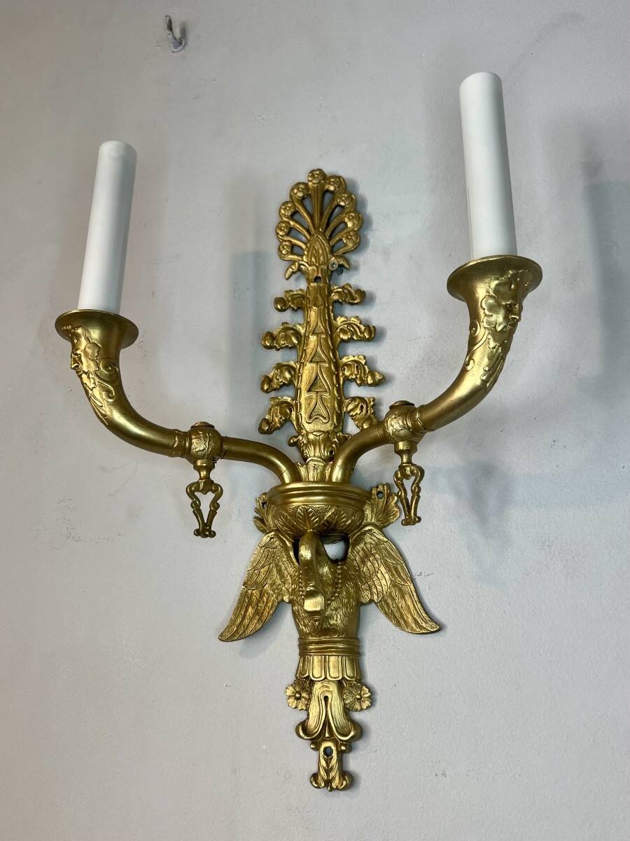 Paire d’appliques Napoléon III