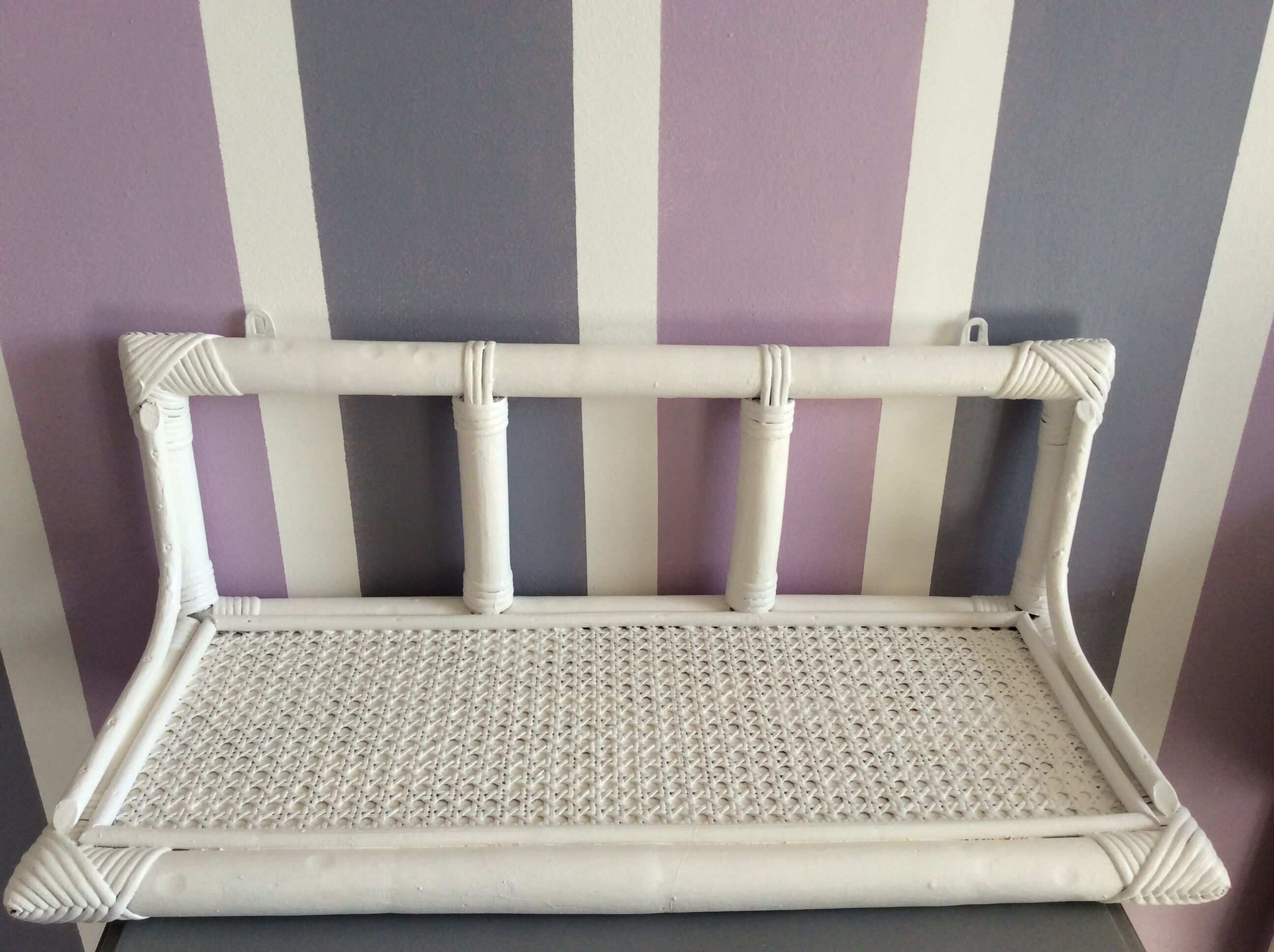 Rattan shelf and canning