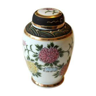 Japanese ceramic tea box 1980