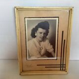 Old photograph of woman with jewelry