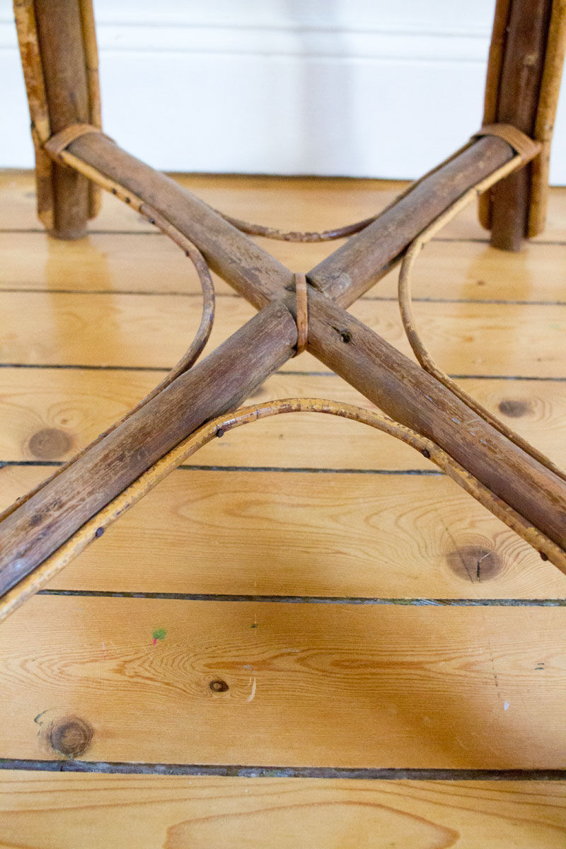 Rattan coffee table