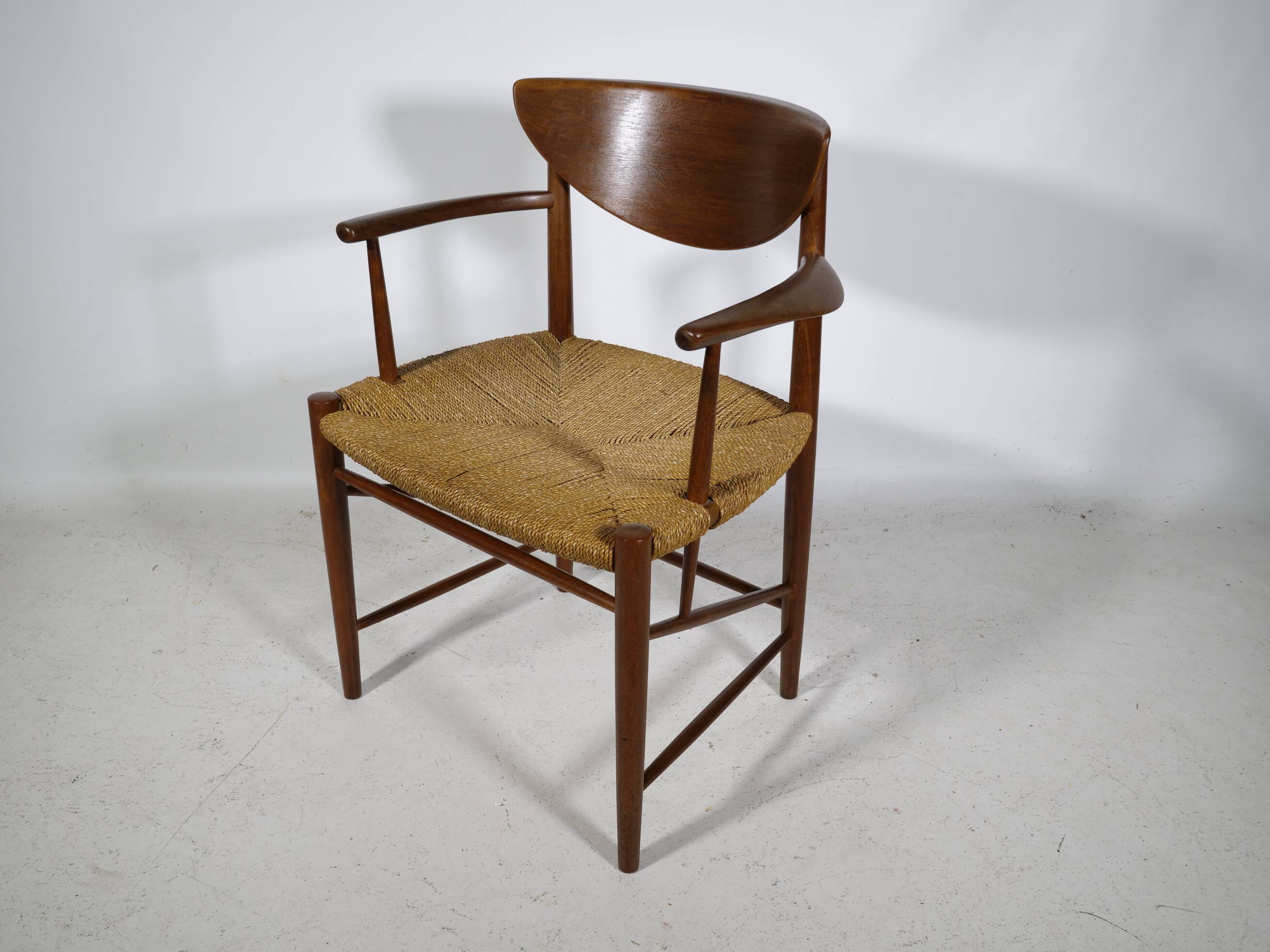 Danish Teak Armchair Peter Hvidt Soborg Mobelfabrik Model No.317